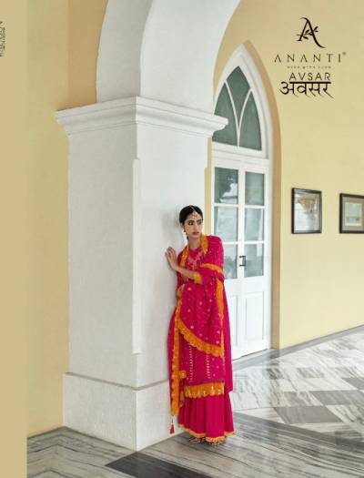 Avasar By Ananti Designer Partywear Readymade Salwar Kameez Collection